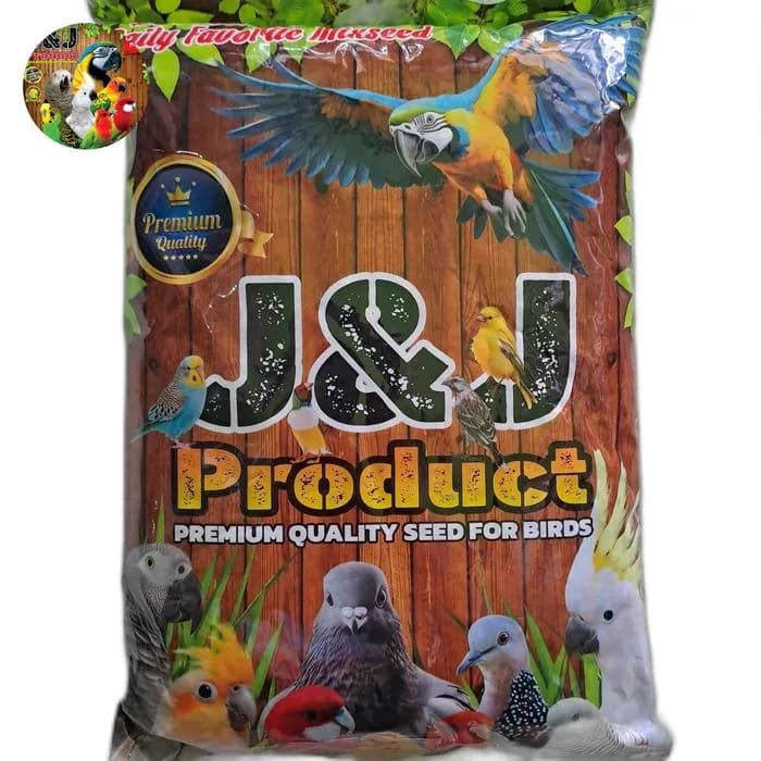 Safflower - Nigger - Haverseed - Buckwheat - Wheat PAKAN BURUNG PREMIUM BIJIAN 1KG