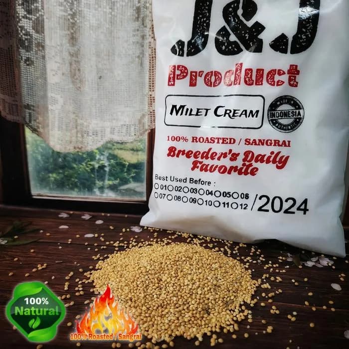 J&J Product Milet Premium 1kg Pakan burung murah