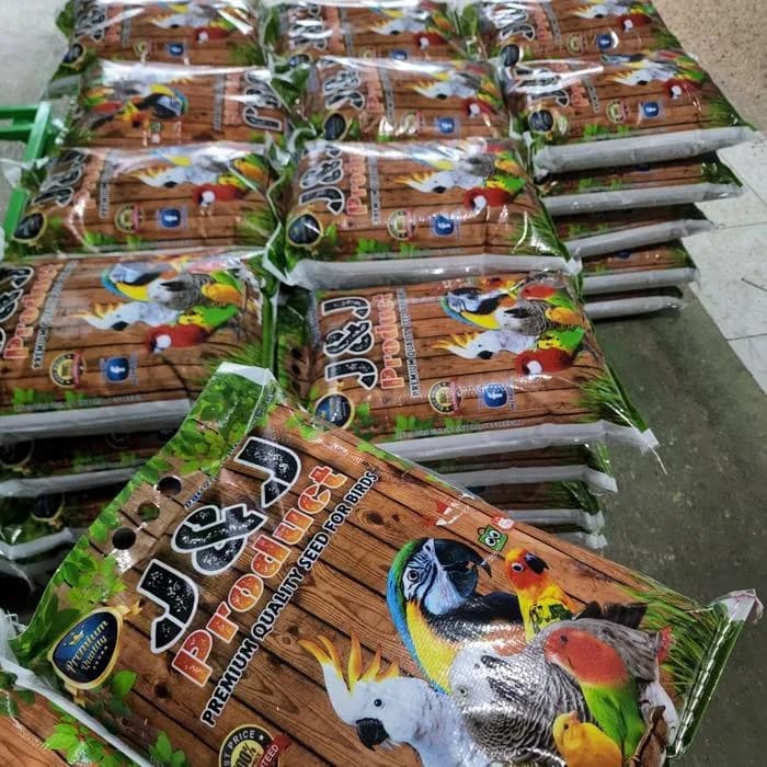 Pakan burung 20kg - PARROT / FINCH / CANARY / PIGEON / DOVES MIX - J&J